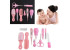 SYGA Premium Quality 10 Pcs Health Care Kit for Newborn Baby Kids Nail Hair Thermometer Grooming Brush(Pink)